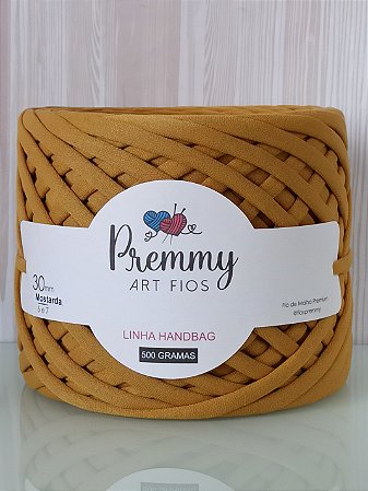 Fio de Malha para Bolsa MOSTARDA 30mm