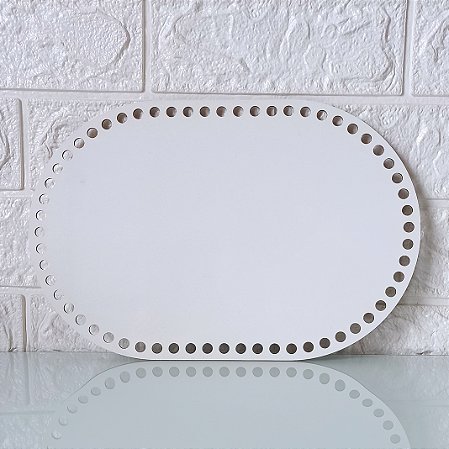 BASE OVAL MDF (BRANCO)