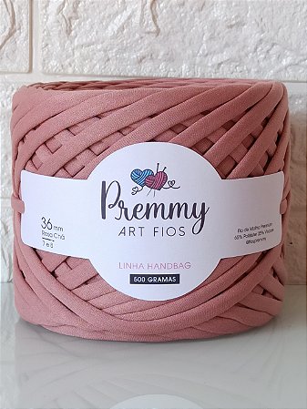 Fio de Malha para Crochê ROSA CHÁ 36mm