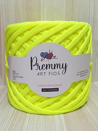 Fio de Malha para Bolsa AMARELO NEON 30mm