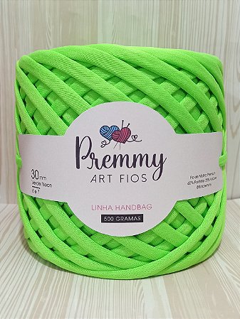 Fio de Malha para Bolsa VERDE NEON 30mm