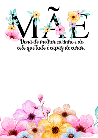 Card para Chaveiro DIA DAS MÃES