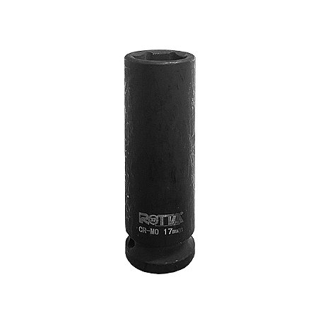 Soquete 17mm Encaixe De 1/2 Pol Longo Para Chave De Impacto