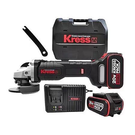 Esmerilhadeira Angular Kress Kuh10 20v 125mm Com 2 Baterias