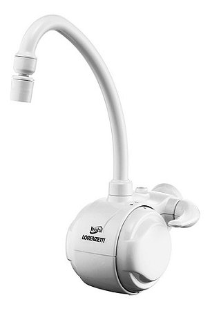 Torneira Eletrica Versatil Branca Parede Lorenzetti 127v / 220v