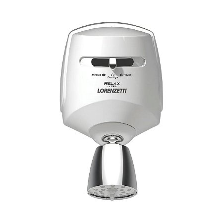 Ducha Relax Branco Cromado Chuveiro Lorenzetti 220v 5500w