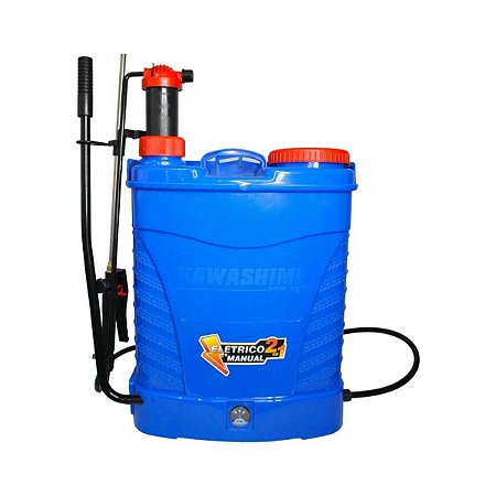 Pulverizador Costal 2 Em 1 PEM P20 Bateria e Manual 20L Kawashima