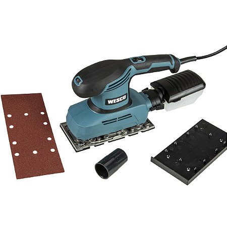 Lixadeira Oscilante Eletrica 240w Wesco 220v Ws4168 Cor Azul