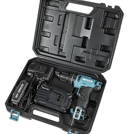 Parafusadeira Furadeira de Impacto 18v Wesco WS2390K2