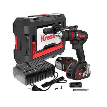 Parafusadeira Furadeira de Impacto 20V Brushless Kress KUC33.1