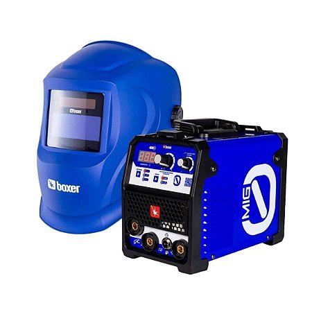 Combo Inversora de Solda MIG 0 120AMP 110/220V + Máscara Optiarc70 Boxer