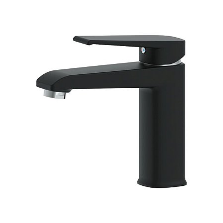 Misturador Mono Lavatório de Mesa Shape Black 2875 B46 Lorenzetti