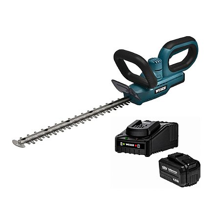 Kit Aparador de Cerca Viva Portatil C/Bateria 4Ah Wesco WS8254.9