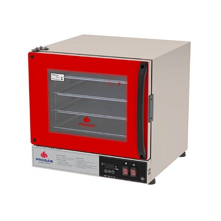 Forno Progás PRP-004 Plus Vermelho 220v 50-60hz Turbo Elétrico