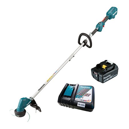 Aparador De Grama Elétrico 18v Com Bateria 5ah Dur192lz Makita
