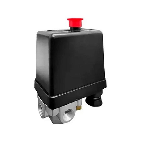 Pressostato Automatico Compressor De Ar 4 Vias 80/120 Libras