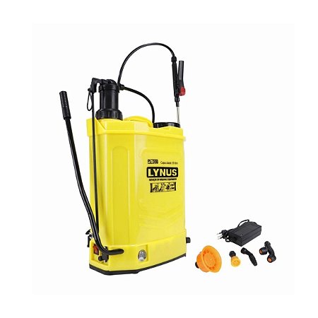 Pulverizador Agricola 18L Bateria E Manual Lynus PL-20B