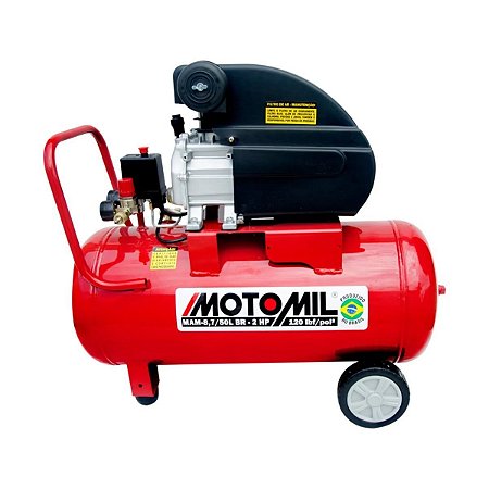Motocompressor Motomil Mam-8,7/50BR 120lbs 2hp 220V Nac