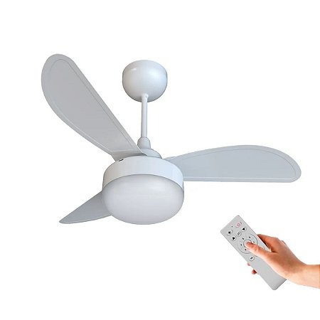 Ventilador de Teto Ventisol Fênix Branco Inverter Com Controle 6Vel Bivolt