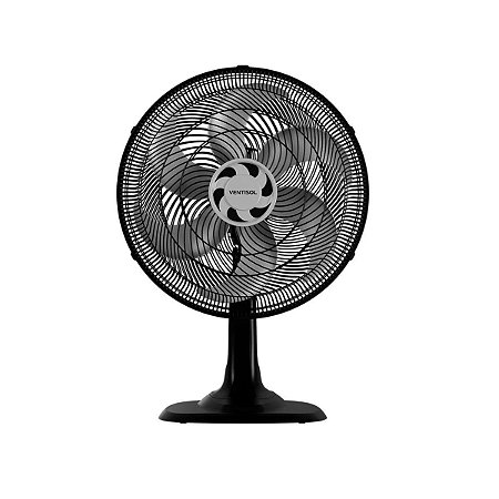 Ventilador de Mesa Turbo 6 Pás 40cm Preto 220V Premium Ventisol