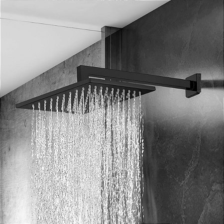 Ducha De Parede Loren Quadra Black 7034 B16 Lorenzetti