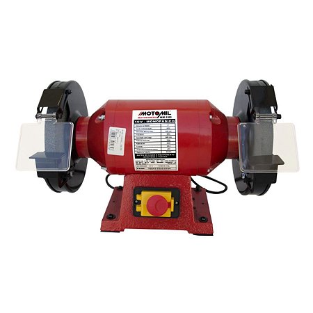 Motoesmeril Profissional 1hp Mono 220V MM-100I Motomil