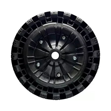 Rodado Completo Flex Border 320 Eixo Universal 100Kg FB Pneu