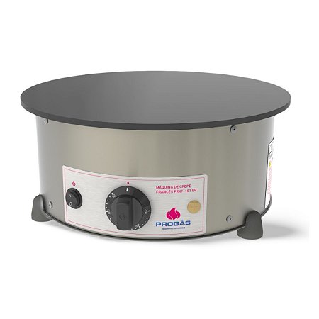 Chapa Crepe Frances Redonda Eletrica Prkf-101er Progas 220V