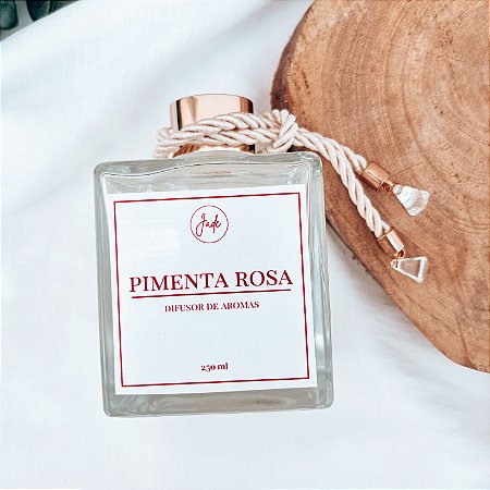 Difusor de Aromas 250ml | Pimenta Rosa - Perfume de Ambientes - Jade Soul