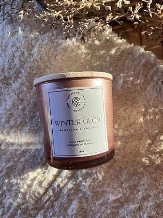 Vela Perfumada 180g | Winter Glow (Baunilha e Sândalo) - Jade Soul