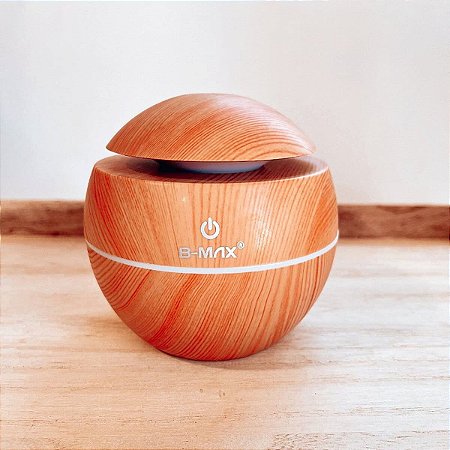 Difusor de Aromas e Umidificador de Ar 130ml com Luz LED | Bolinha - B-MAX