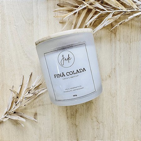 Vela Perfumada 180g | Piña Colada - Jade Soul