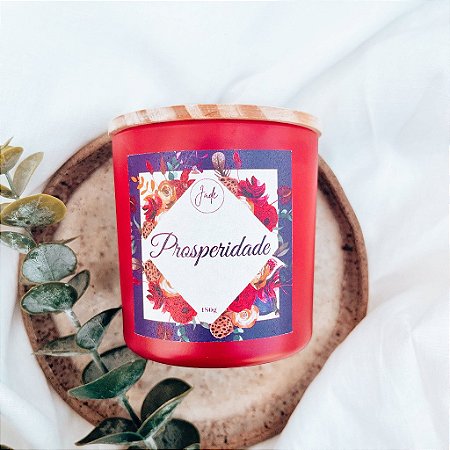 Vela Perfumada 180g | Prosperidade (Flor de Figo) - Jade Soul