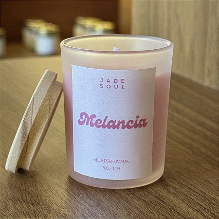 Vela Perfumada 70g | Melancia - Jade Soul