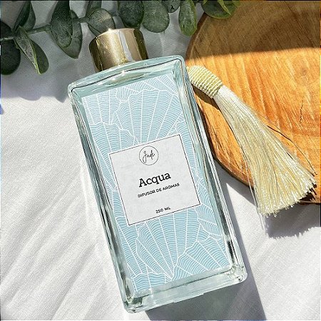 Difusor de Aromas Acqua 250ml Frasco Square - Perfume de Ambientes | Jade Soul