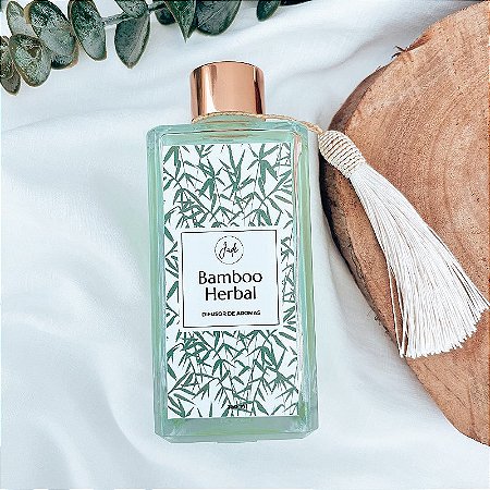 Difusor de Aromas Bamboo Herbal 250ml Frasco Square - Perfume de Ambientes | Jade Soul