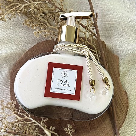 Sabonete Líquido 300ml | Cereja e Avelã (Sedução) - Limpeza e Perfume de Mãos - Jade Soul