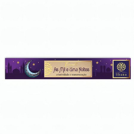 Incenso de Varetas Artesanal As Mil e Uma Noites (Perfume Árabe) - 15 Varetas | Ohana