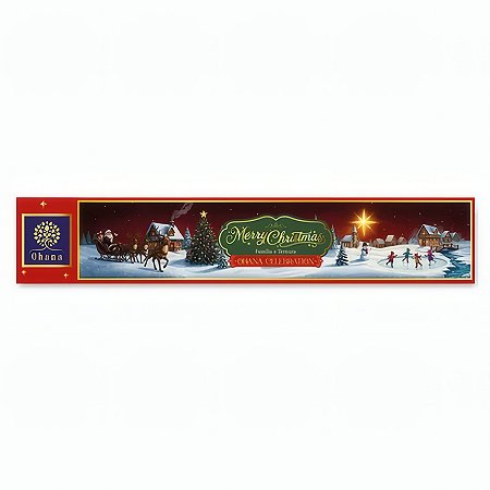 Incenso de Varetas Artesanal Merry Christmas (Baunilha, Caramelo & Especiarias) - 15 Varetas | Ohana