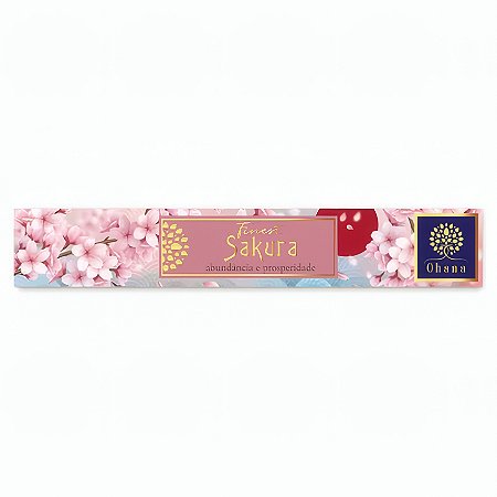 Incenso de Varetas Artesanal Sakura - 15 Varetas | Ohana