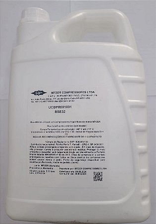 Oleo BSE32 5lts Sintético - Bitzer (UCBPR001001)
