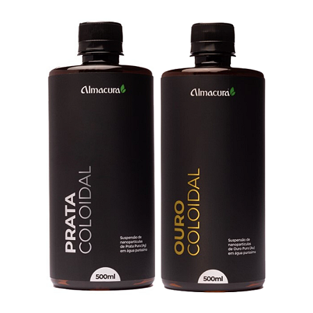 Kit Prata Coloidal + Ouro Coloidal