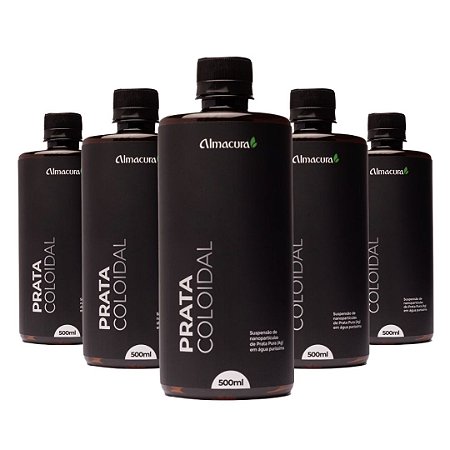Kit 5 Prata Coloidal Almacura