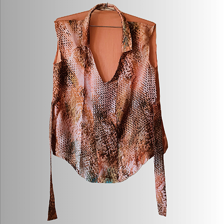 Camisa Salmão Upcycle