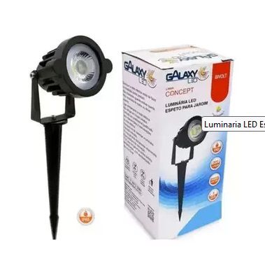 ESPETO DE JARDIM L.BRANCA 5W 6,5K IP65 GALAXY