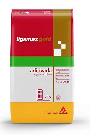CIMENTO COLA 20KG AC-II CINZA ADITIVADA LIGAMAXGOLD ( SIKA )
