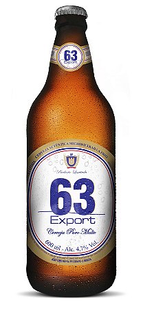 Cerveja 63 Export Lager 600ml