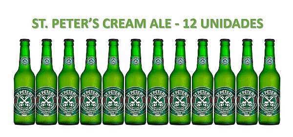 Cerveja St. Peter's Cream Ale 355ml (Caixa com 12 unidades)