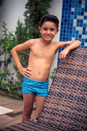 Sunga Boxer Infantil Estampada Meninos San Maré