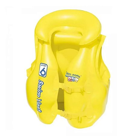 Colete Inflável Piscina Infantil Criança Mor 30kg Até 6 Anos